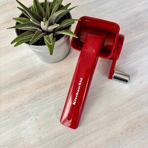 Bright Red Kitchen Aid Rotary Grater.